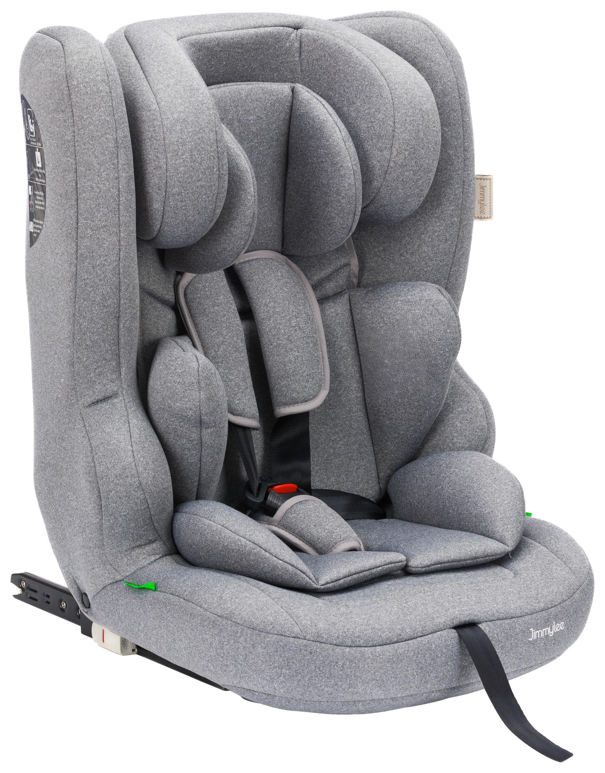 KINDERAUTOSITZ  - Hellgrau, Basics, Kunststoff/Textil (46/50/60cm) - Jimmylee