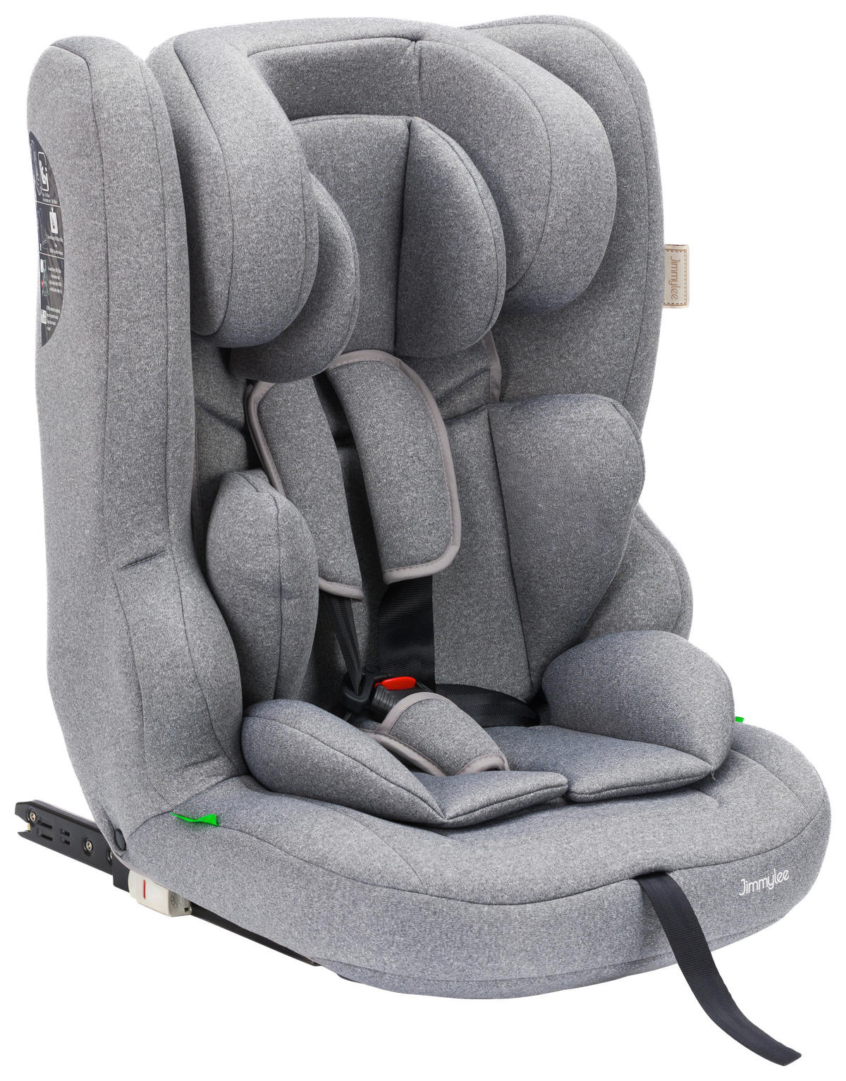 KINDERAUTOSITZ  - Hellgrau, Basics, Kunststoff/Textil (46/50/60cm) - Jimmylee