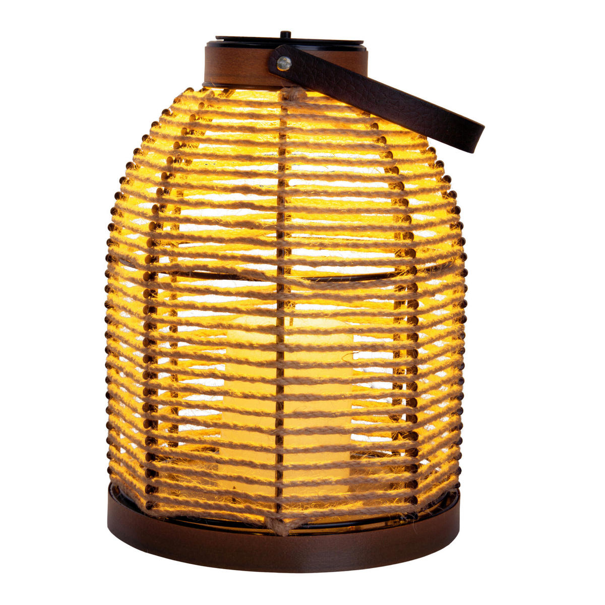 SOLARLEUCHTE 21/21/29 cm   - Naturfarben, Natur, Kunststoff/Metall (21/21/29cm) - Näve