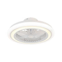 PLAFONSKI VENTILATOR - providno/boja hroma, Osnovno, plastika (49/19cm) - Mican