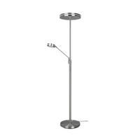LED-STEHLEUCHTE - Nickelfarben, Basics, Metall (35,2/181cm) - Trio Leuchten