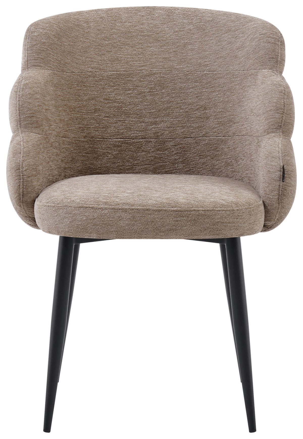 VIERFUßSTUHL - Taupe/Schwarz, MODERN, Holz/Textil (60,5/82/61cm) - Livetastic
