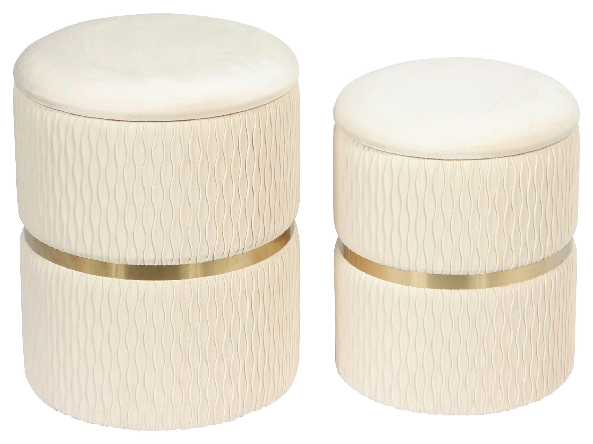 MID.YOU SADA TABURETŮ, 31,5x38/36x44 cm