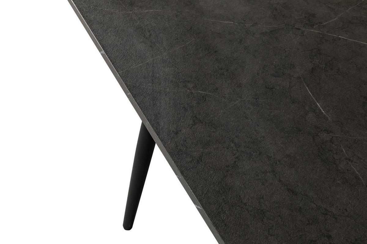 STOL ZA BLAGOVAONICU  crna  metal, drvni materijal      - crna, Moderno, drvni materijal/metal - Hom`in