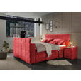 BOXSPRINGBETT 180/200 cm  in Rot  - Rot, KONVENTIONELL, Textil (180/200cm) - Carryhome