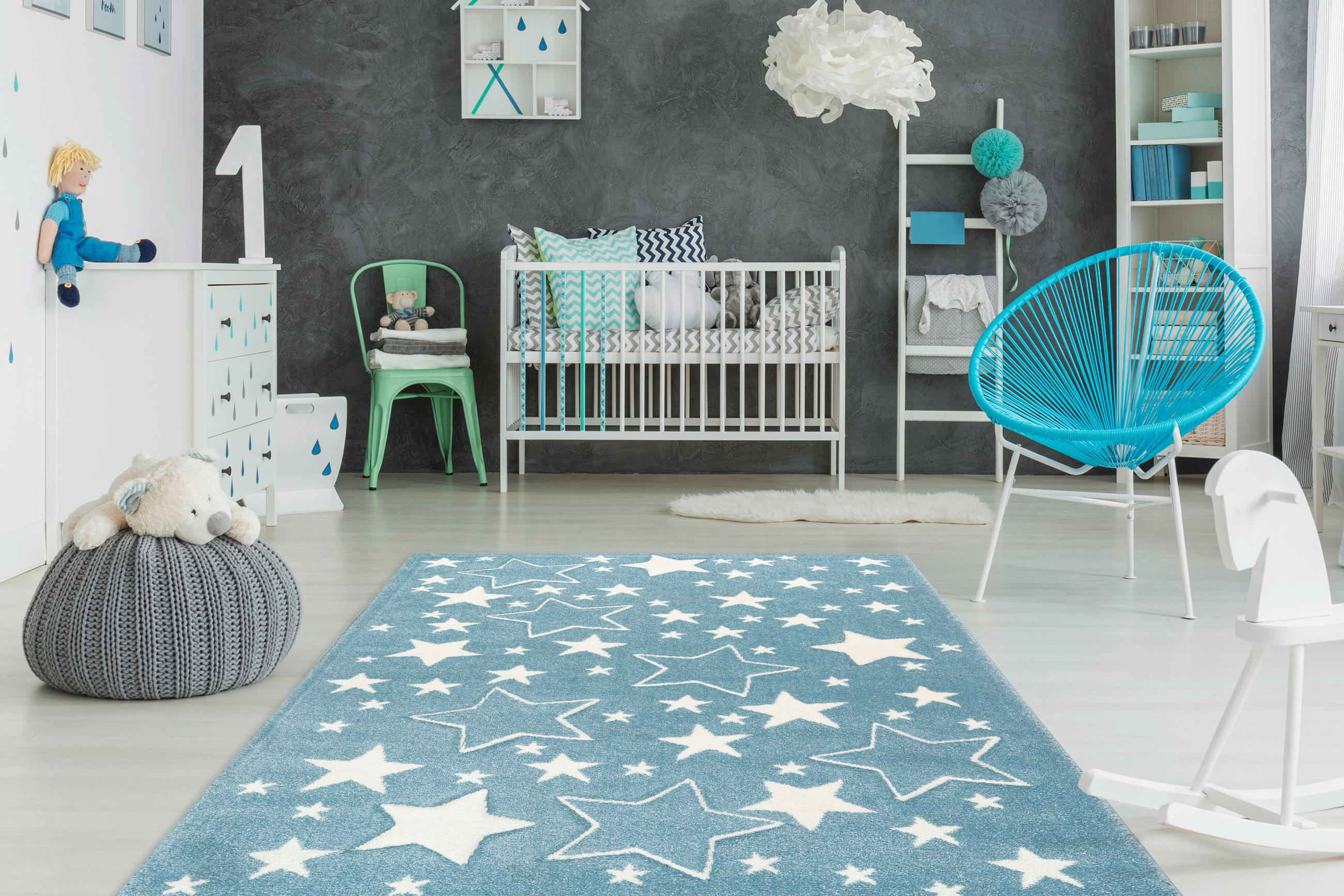 DETSKÝ KOBEREC, 80/150 cm, modrá - modrá, Trend, textil/plast (80/150cm)