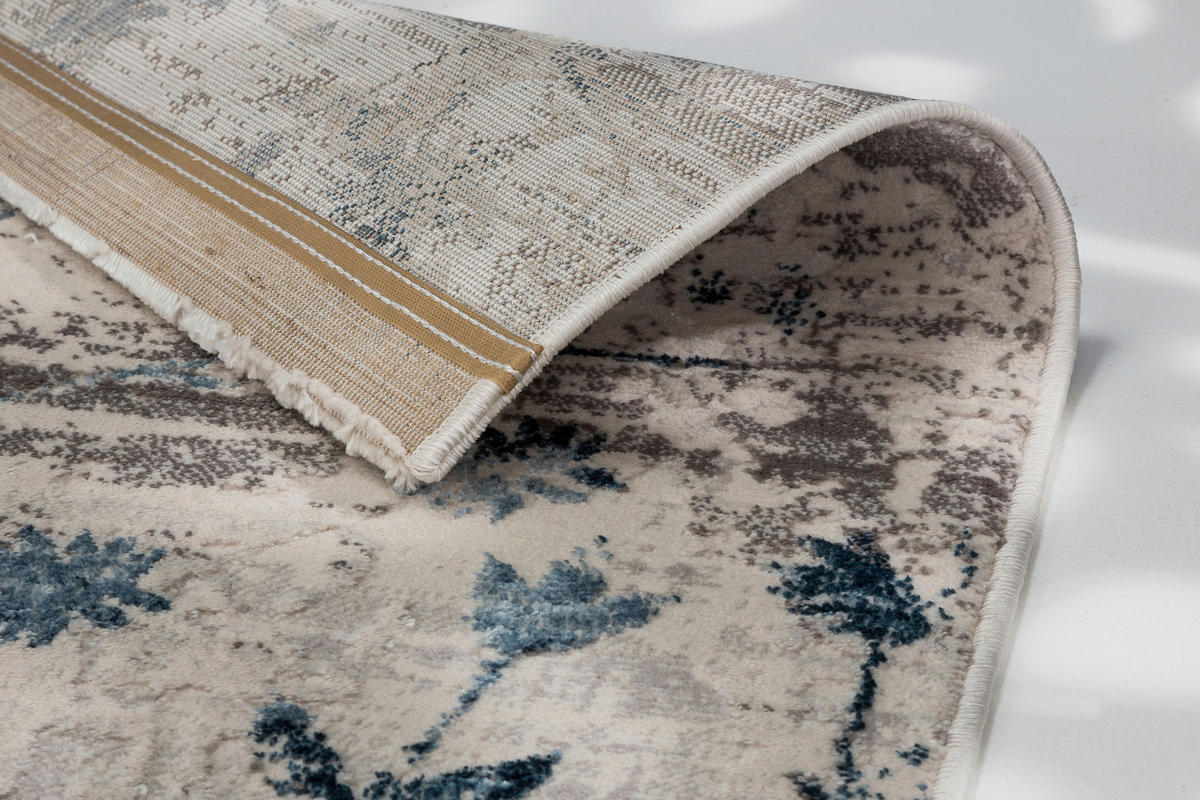 TKANÝ KOBEREC, 133/190 cm, modrá - modrá, Design, textil (133/190cm)