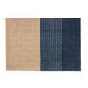 FUßMATTE 50/70 cm Manhattan  - Blau/Beige, Design, Textil (50/70cm) - Schöner Wohnen
