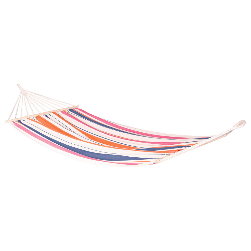 Thumbnail - La Siesta Hängematte, Blau, Orange, Rosa, Weiß, Textil, 74x105x300 cm, wetterbeständig, Gartenmöbel, Hängematten