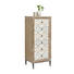 KOMMODE 46/112/40 cm - Weiß/Bronzefarben, LIFESTYLE, Holz/Holzwerkstoff (46/112/40cm) - Landscape KOMMODE 46/112/40 cm - Weiß/Bronzefarben, LIFESTYLE, Holz/Holzwerkstoff (46/112/40cm) - Landscape
