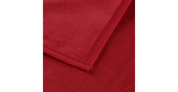 PLAID 150/200 cm  - Dunkelrot, Basics, Textil (150/200cm) - Novel