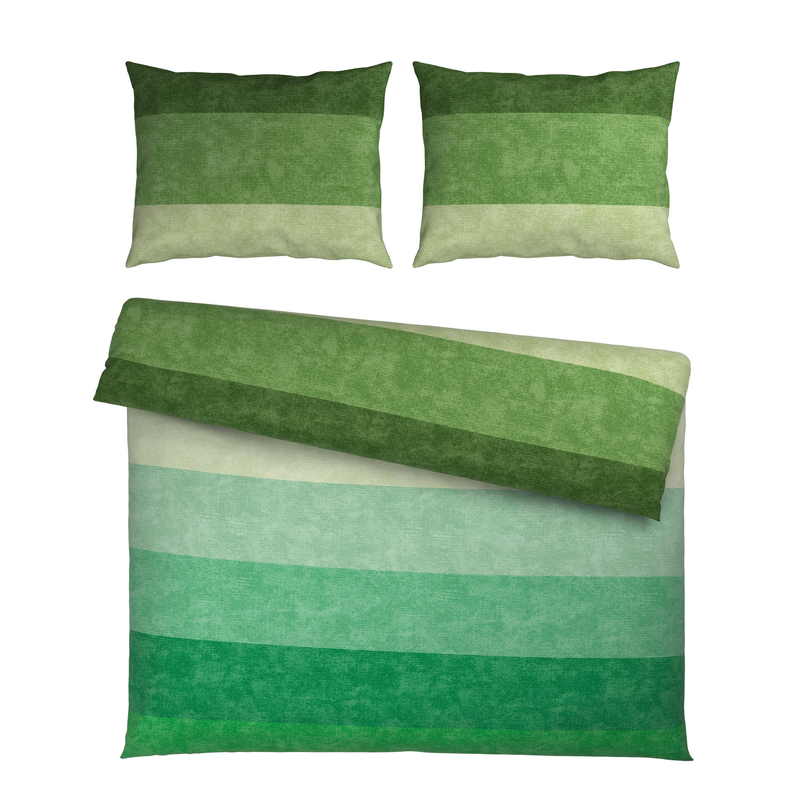 POSTELJINA 200/200 cm saten zelena  - zelena, Konvencionalno, tekstil (200/200cm) - Novel