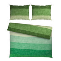 POSTELJINA 200/200 cm saten zelena  - zelena, Konvencionalno, tekstil (200/200cm) - Novel