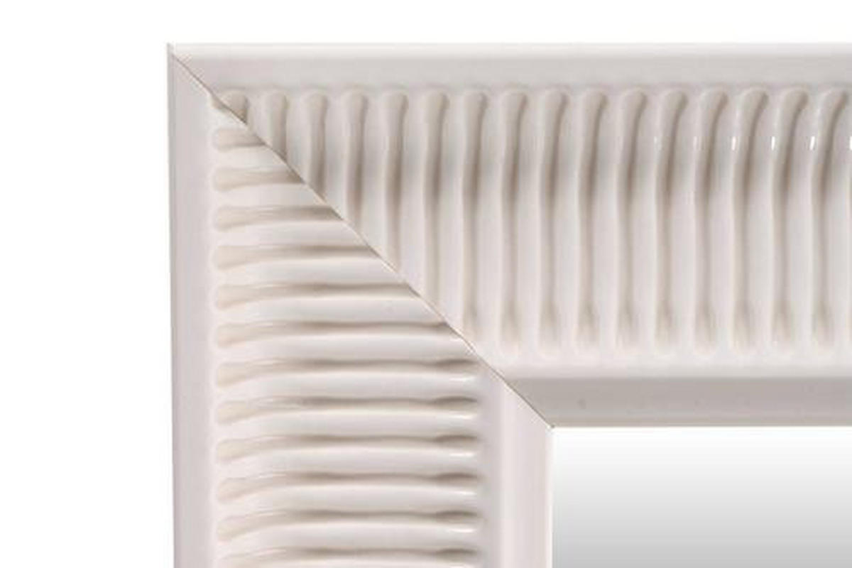 WANDSPIEGEL 40/49/3 cm    in  - Weiß, Basics, Glas/Kunststoff (40/49/3cm) - Kayoom