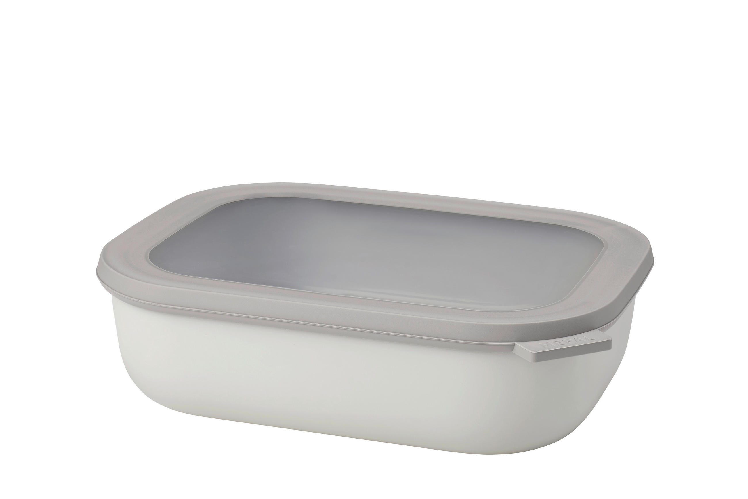 SCHÜSSEL CIRQULA   - Hellgrau/Weiß, Basics, Kunststoff (2,0l) - Mepal