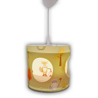 KINDERHÄNGELEUCHTE Waldtiere 25/27 cm   - Multicolor, Trend, Kunststoff (25/27cm)