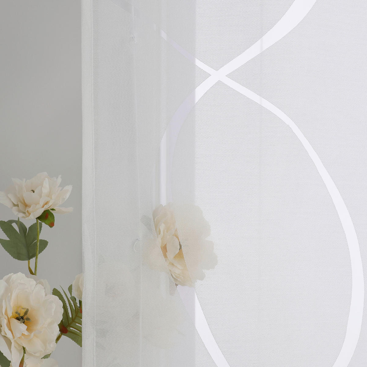 FALTROLLO  transparent  60/140 cm    - Weiß Hochglanz, Basics, Textil (60/140cm) - Joyswahl