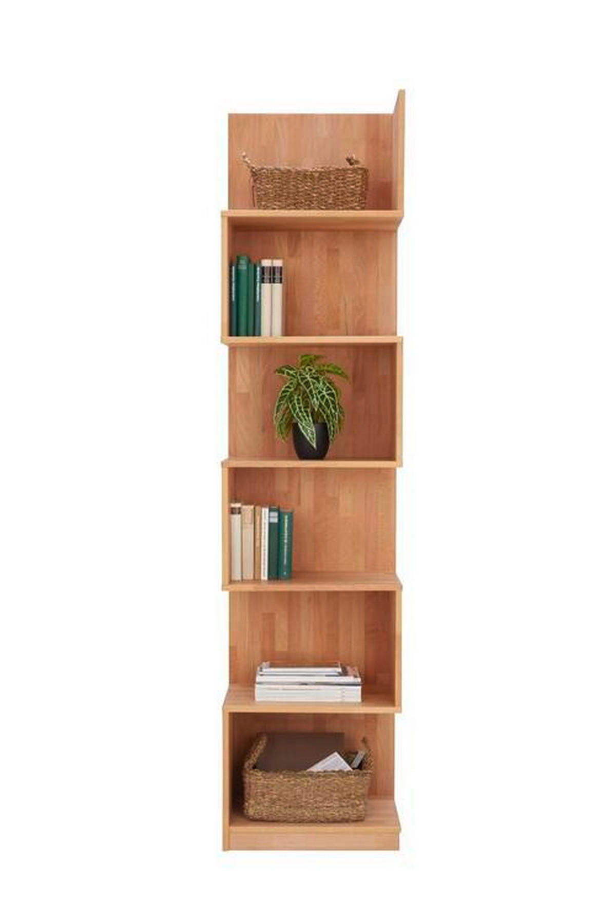 STANDREGAL  50/211/39 cm Buchefarben  - Buchefarben, Natur, Holz (50/211/39cm) - Linea Natura