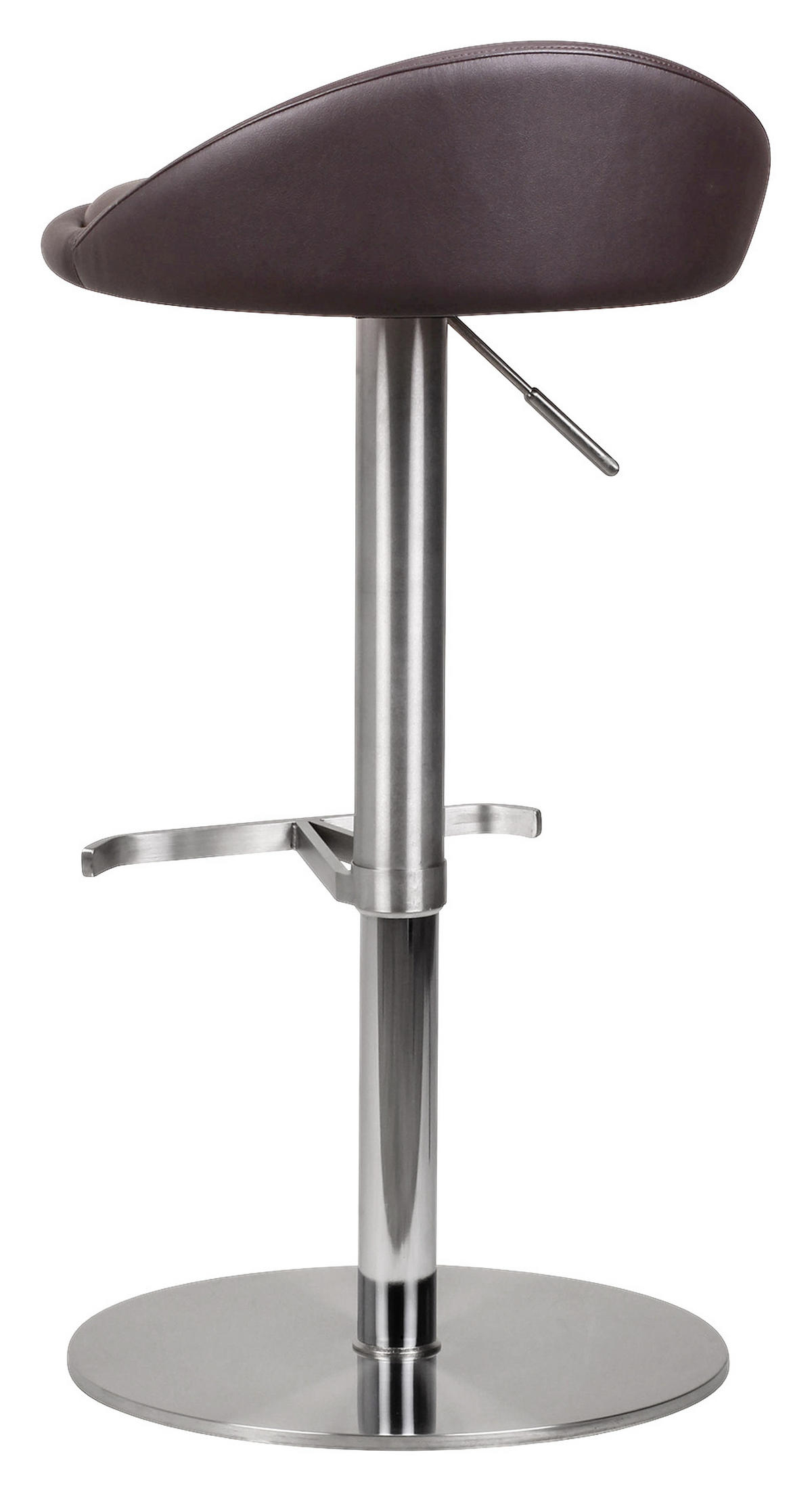 BÁRSZÉK textil barna  - barna/ezüstszínű, Modern, textil/fém (43/54-79/43cm) - MID.YOU