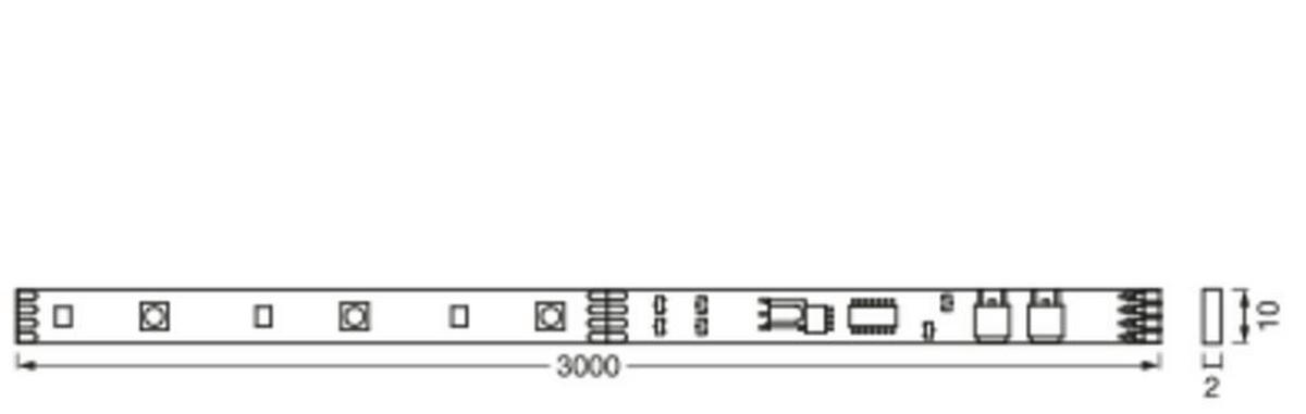 LED-STRIP Flex 300/1/0,2 cm   - Weiß, Basics, Kunststoff (300/1/0,2cm) - Ledvance