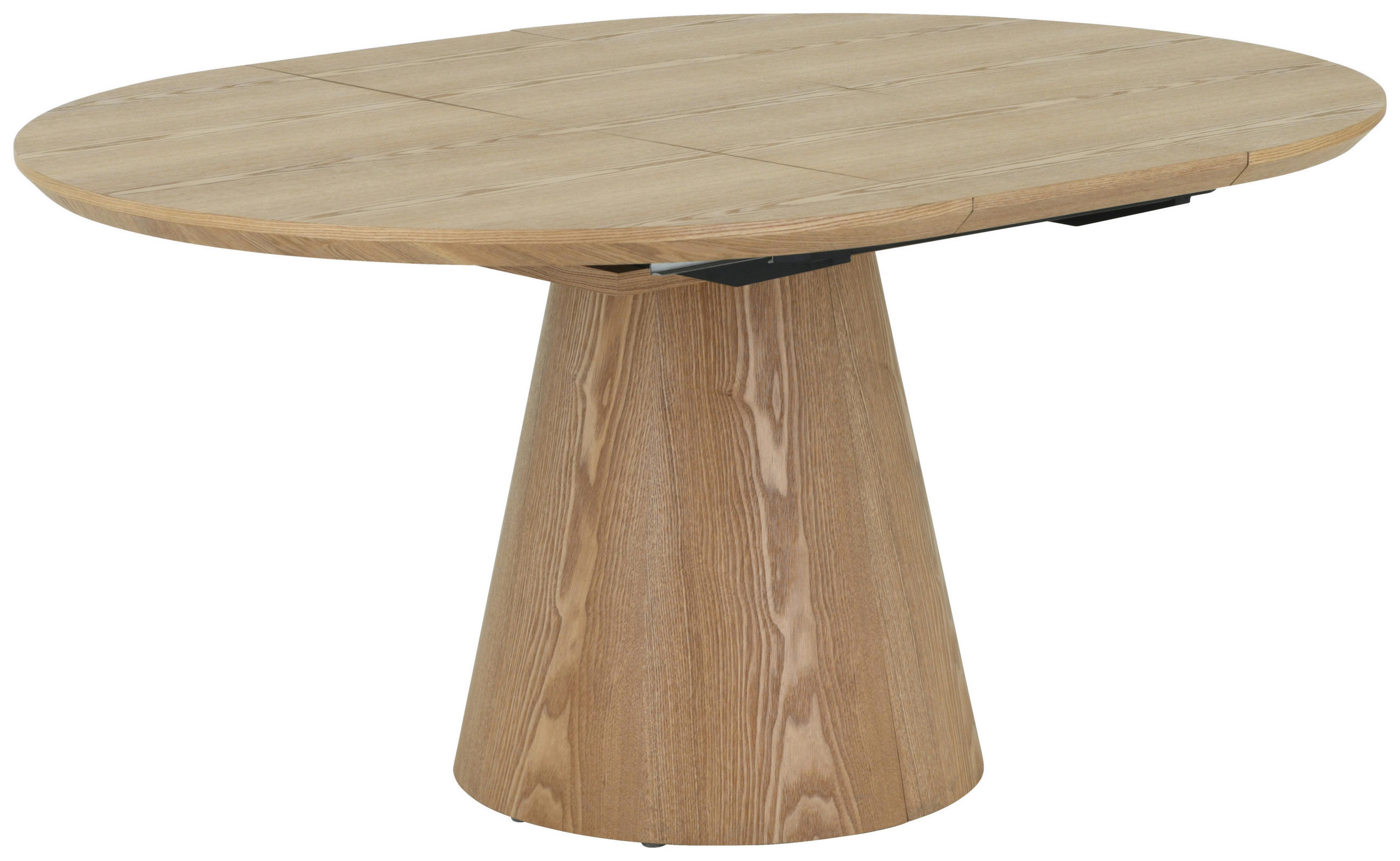 ESSTISCH Eichefarben oval  ausziehbar  - Eichefarben, Design, Holz/Holzwerkstoff (120/160/120/76cm) - Carryhome