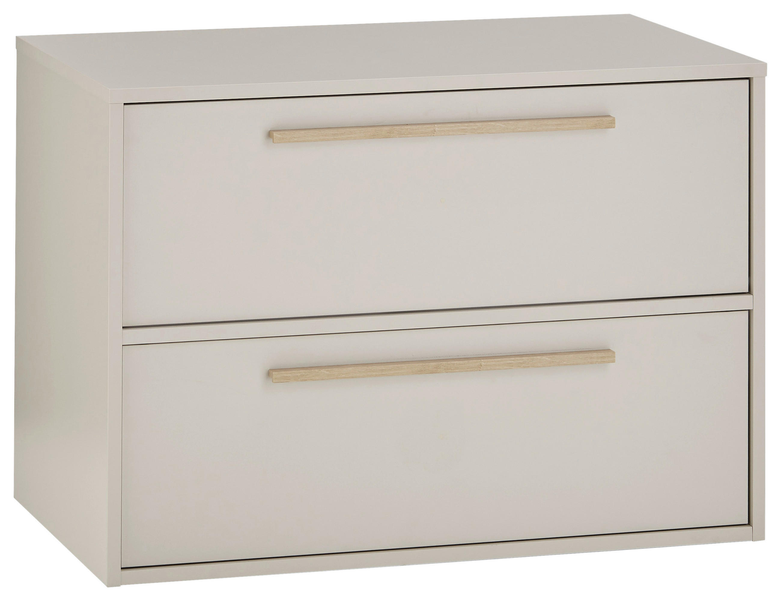 WASCHBECKENUNTERSCHRANK 80/56/46 cm  - Kaschmir/Eichefarben, Design, Holzwerkstoff/Kunststoff (80/56/46cm) - home24