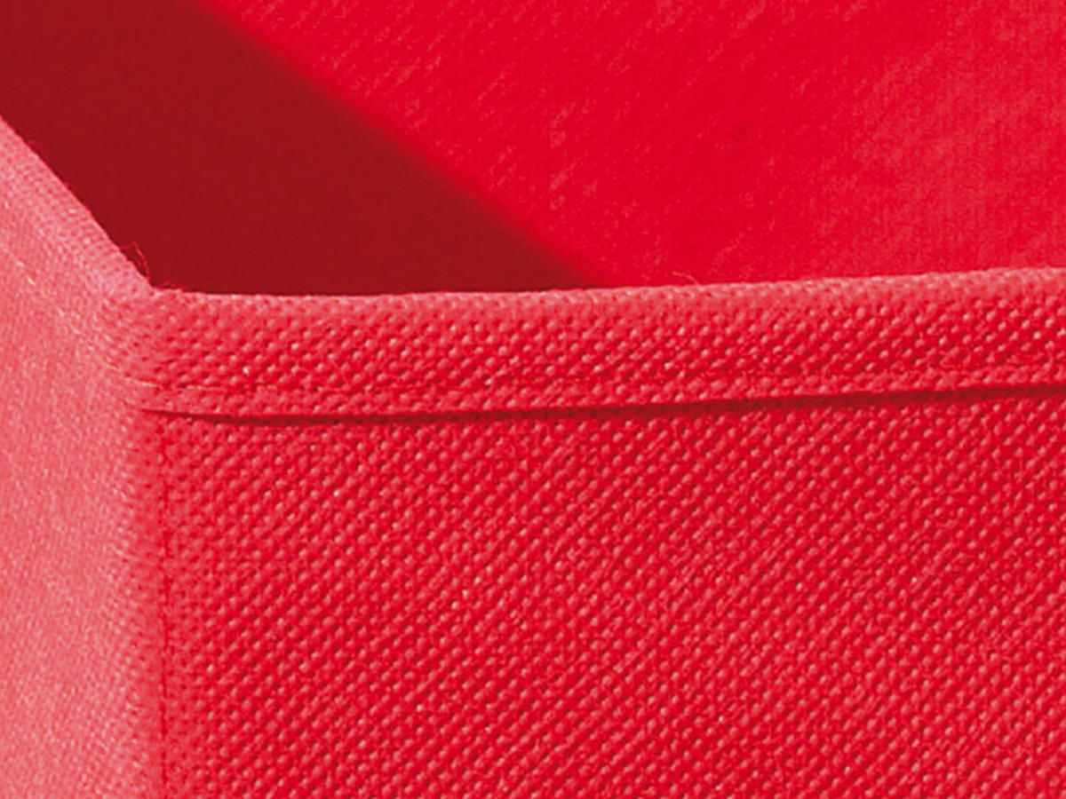 FALTBOX - Rot, Basics, Kunststoff/Metall (31,5/31/31,5cm) - MID.YOU