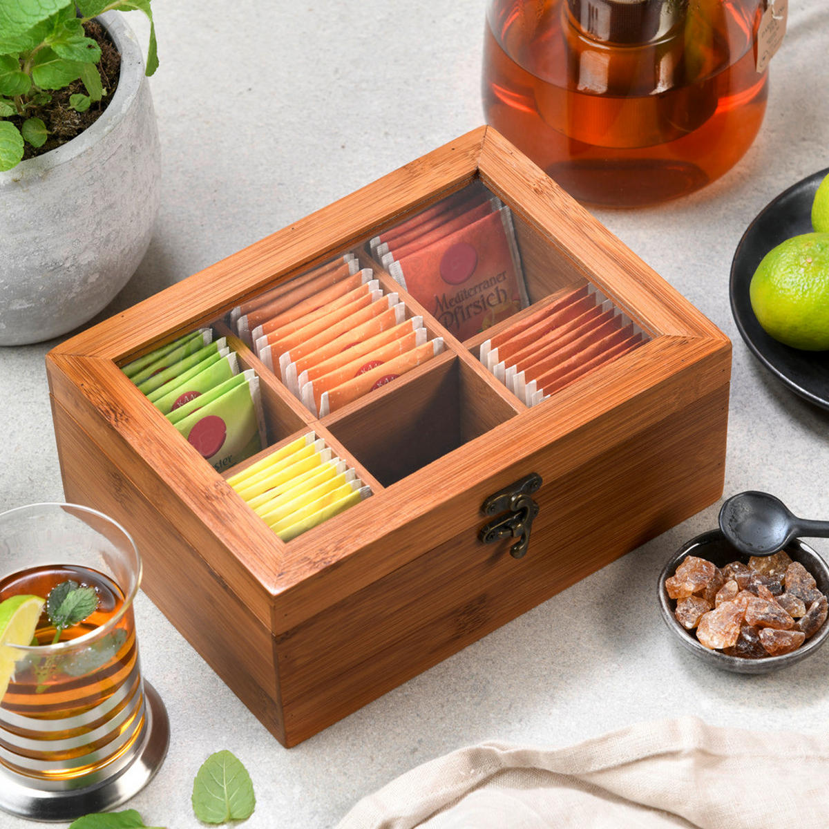 TEEBOX - Basics, Holz (21,8/16/9cm) - Kesper