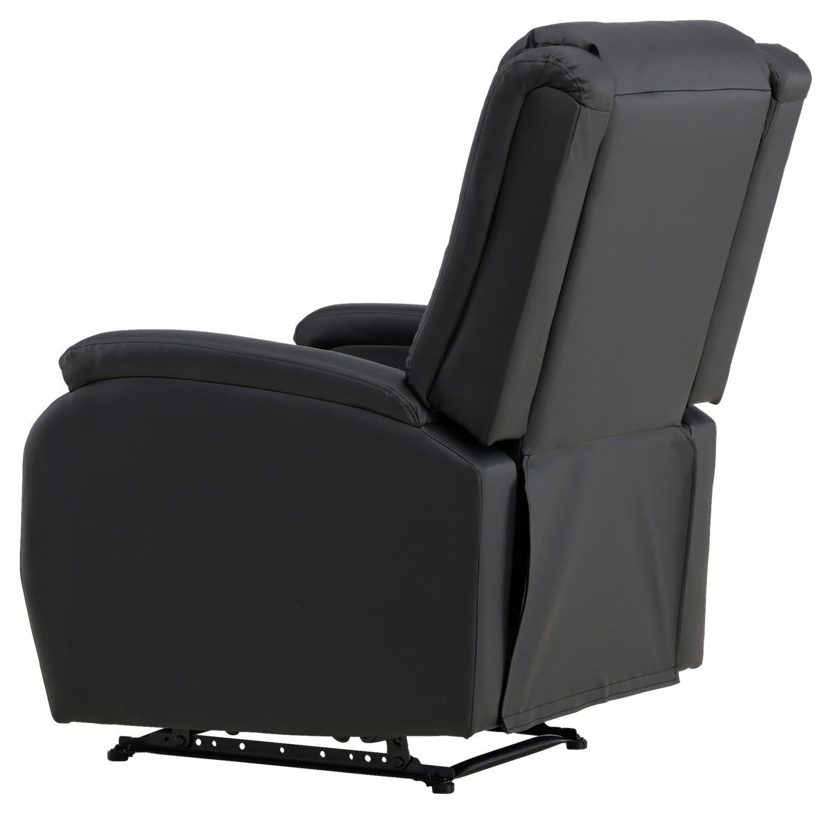 FERNSEHSESSEL in Schwarz  - Schwarz, Basics, Textil/Metall (74/103/92cm) - Livetastic