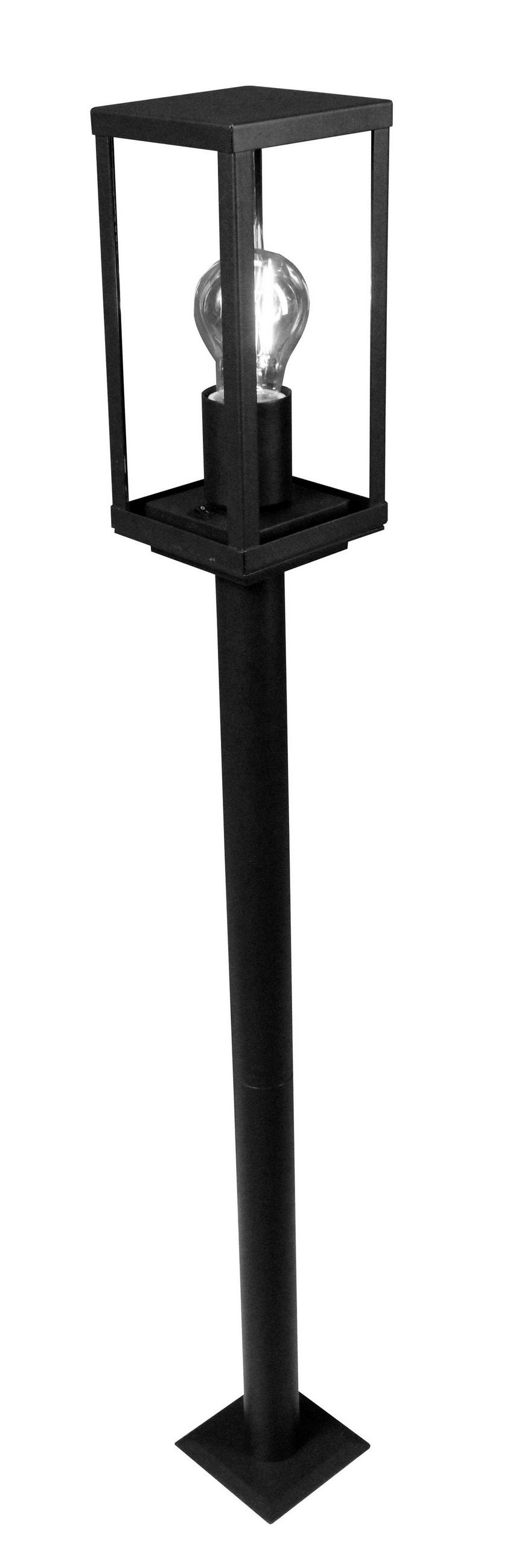 WEGELEUCHTE Karo   - Klar/Schwarz, Basics, Glas/Metall (100/11/11cm) - Sonax