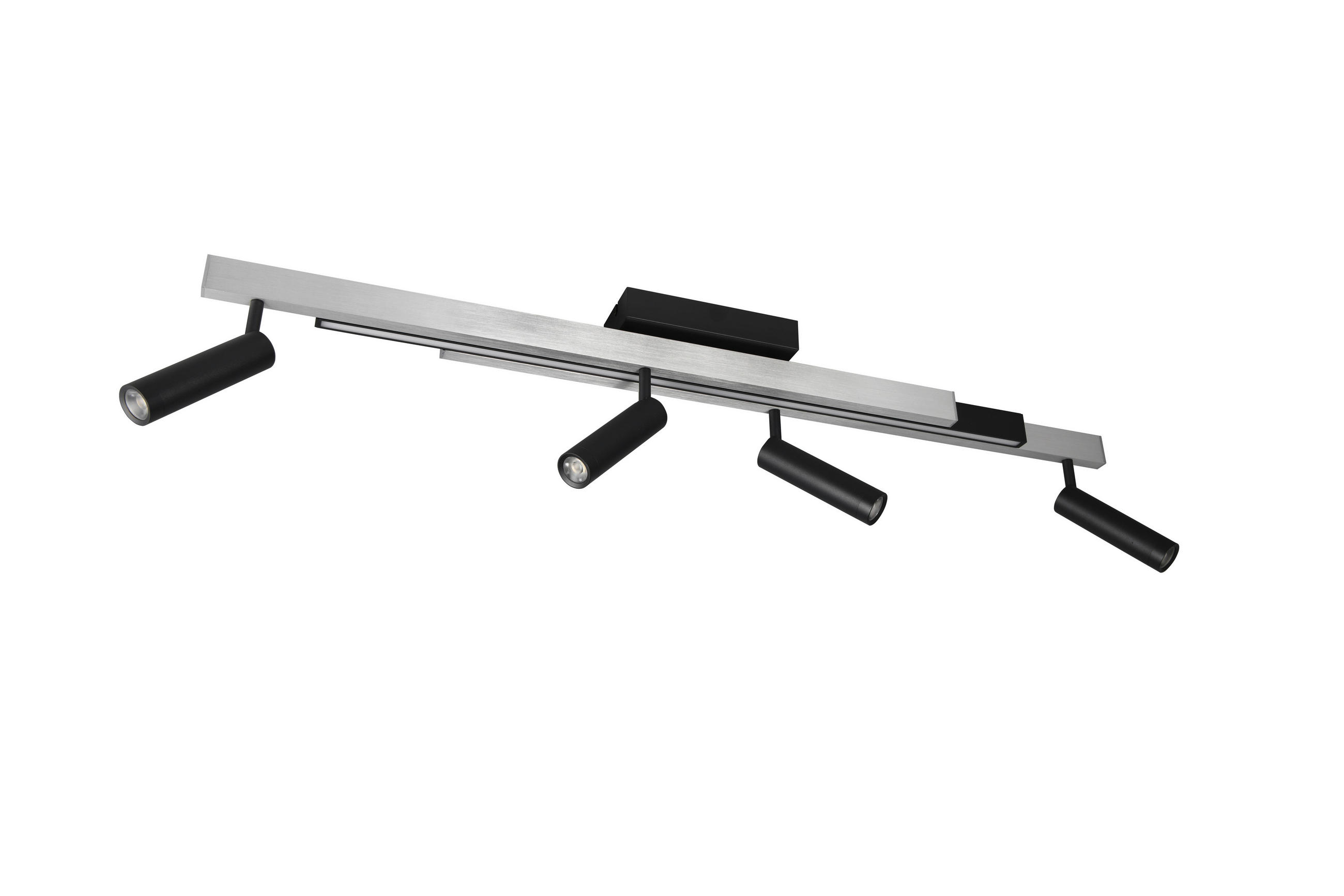 PROIECTOR LED - negru/culoare aluminiu, Basics, metal (133/23/8,5cm)