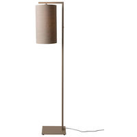 STOJACIA LAMPA, 30/160 cm  - béžovohnedá/piesková, Design, kov/textil (30/160cm) - It's about Romi