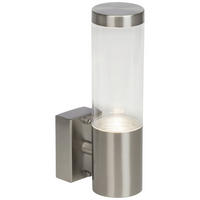 ZUNANJA STENSKA SVETILKA   6/22/11 cm            - barve nerjavečega jekla, Basics, kovina/umetna masa (6/22/11cm)