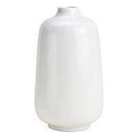 VASE 22 cm  - Weiß, Basics, Keramik (11/22/11cm)