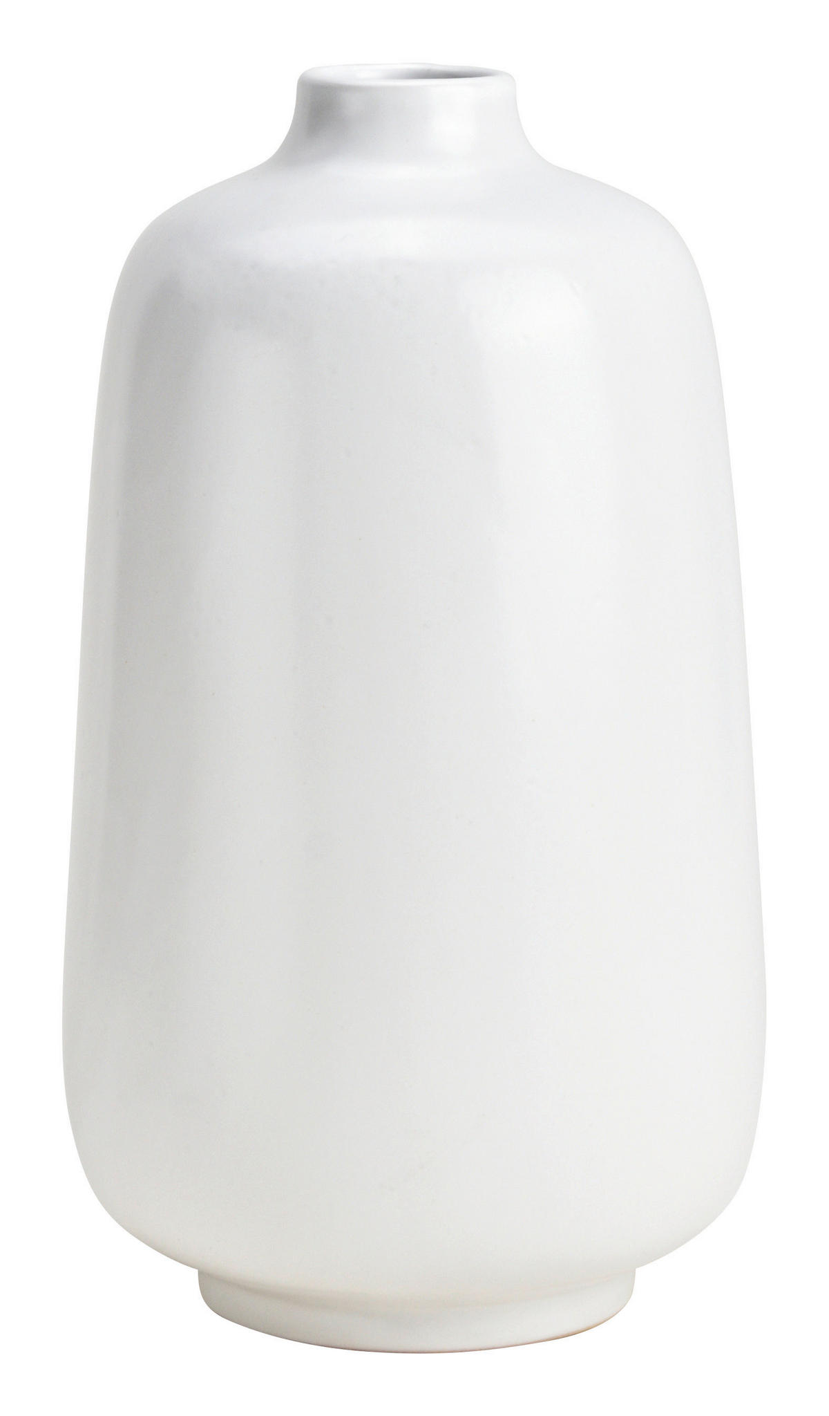 VASE 22 cm  - Weiß, Basics, Keramik (11/22/11cm)
