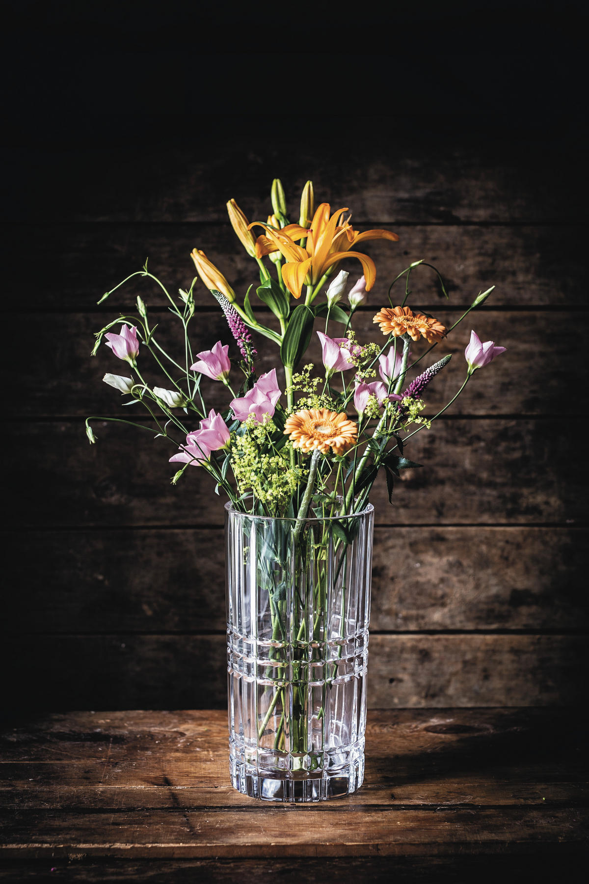 VASE  - Klar, Basics, Glas (16,5/16,5/30,5cm) - Nachtmann