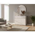 KOMMODE , 120/103/48 cm, 3 Schublade(n)  - Kaschmir/Anthrazit, Design, Holzwerkstoff/Kunststoff (120/103/48cm) - Carryhome