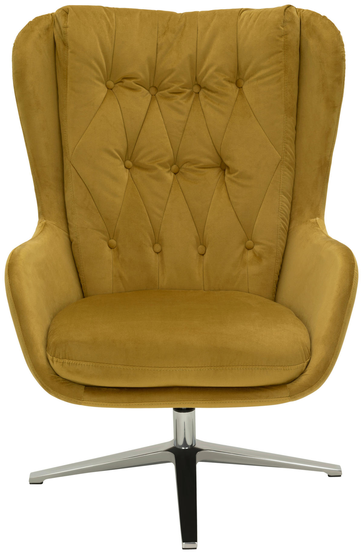 RELAXSESSEL Samt    - Gelb, Design (73/102/84cm) - MID.YOU