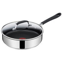 SCHMORPFANNE 25 cm  - Silberfarben/Schwarz, Basics, Glas/Kunststoff (25cm) - Tefal
