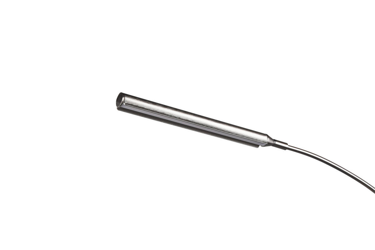 LED-STEHLEUCHTE - Nickelfarben, Design, Metall (30,5/195/85,7cm)