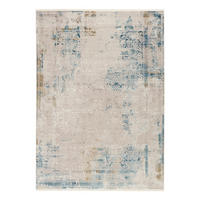 WEBTEPPICH 67/130 cm Opera Blau, Grau, Hellgrau, Hellblau, Dunkelblau, Dunkelgrau  - Blau/Dunkelgrau, Design, Textil (67/130cm) - Musterring