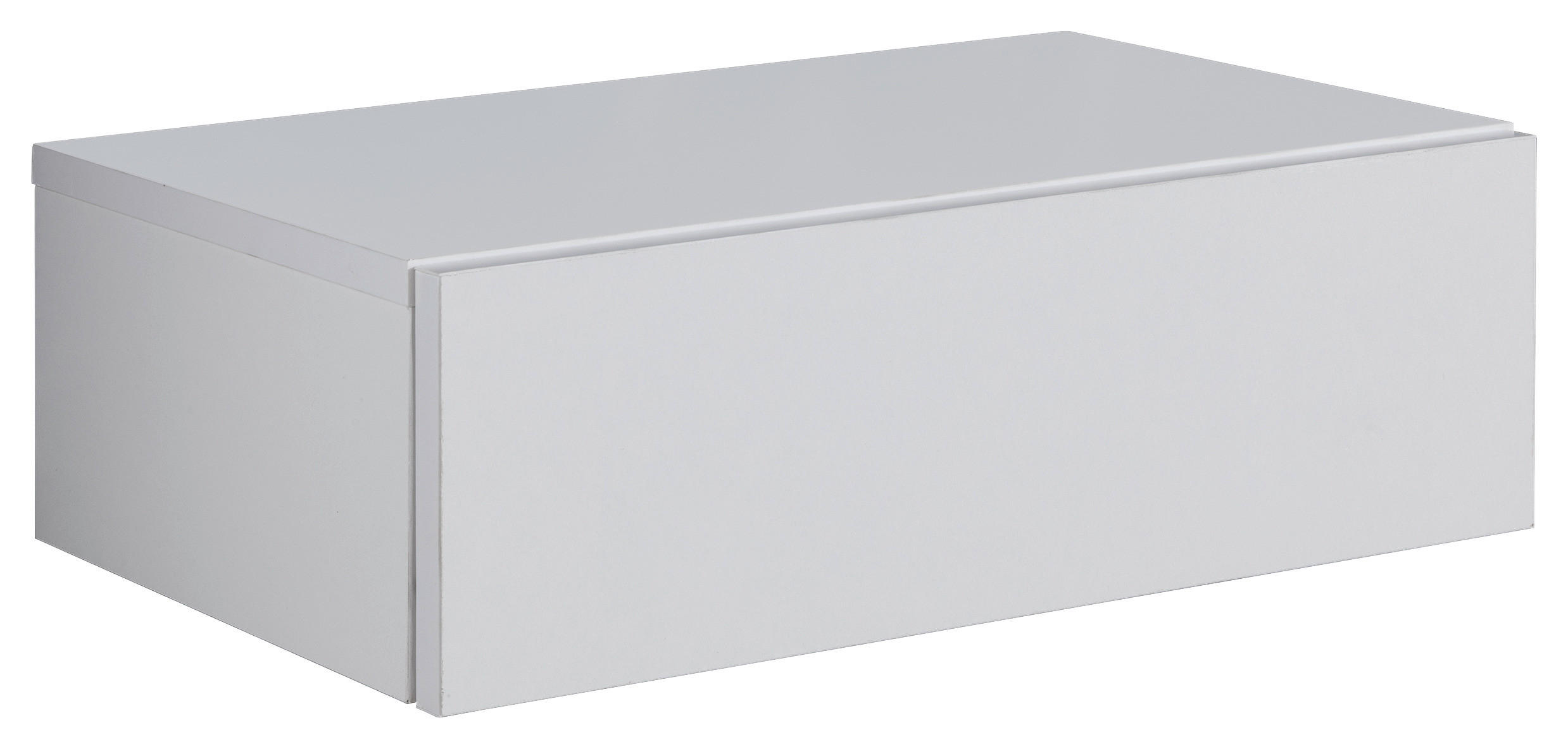 NACHTSCHRANK 46/15/30 cm  - Weiß, MODERN, Holzwerkstoff (46/15/30cm) - MID.YOU