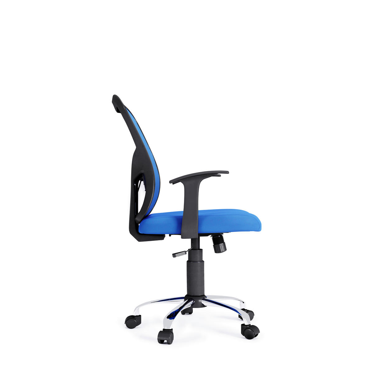 DREHSTUHL Blau  - Blau/Silberfarben, Design, Kunststoff/Textil (62/109/62cm) - MID.YOU