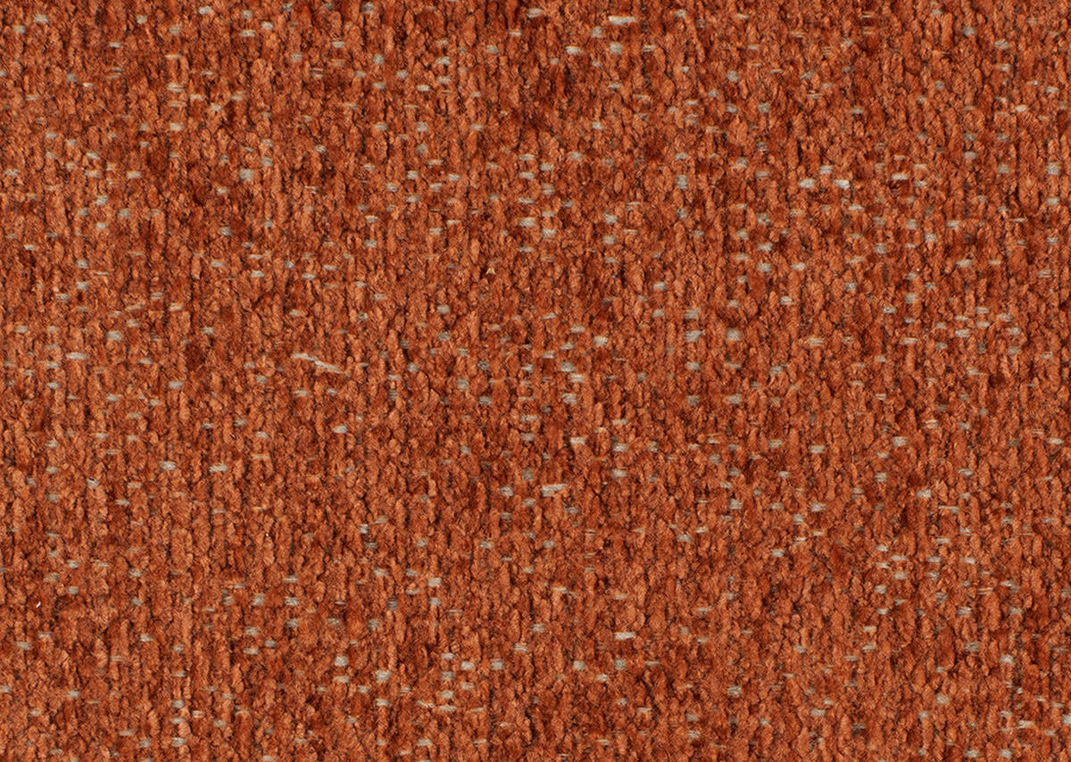 ECKSOFA in Chenille Rostfarben  - Rostfarben/Schwarz, Konventionell, Kunststoff/Textil (188/280cm) - Carryhome