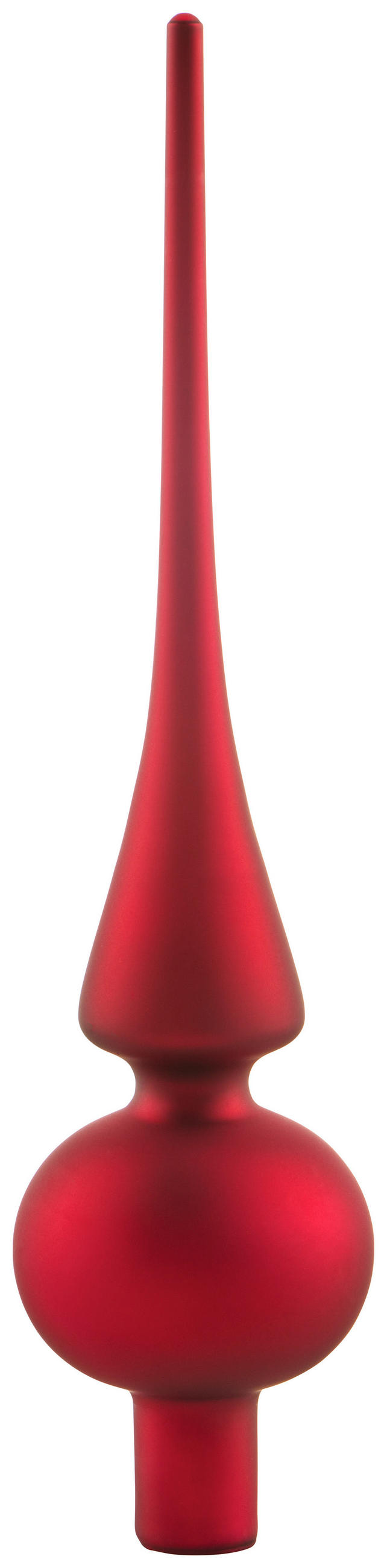 VÂRF DE BRAD DE CRĂCIUN - Konventionell, sticlă (26cm)