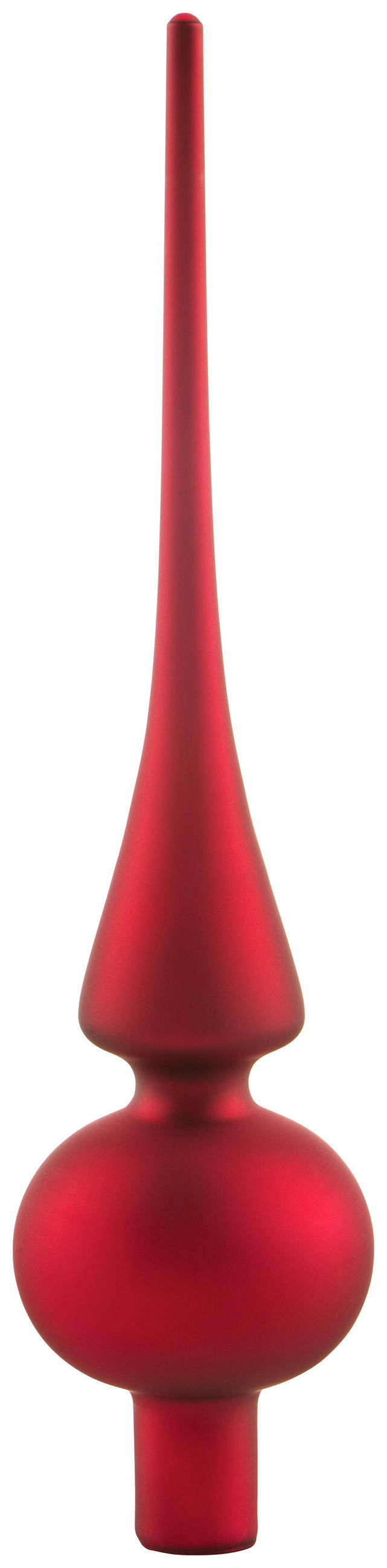 VÂRF DE BRAD DE CRĂCIUN - Konventionell, sticlă (26cm)