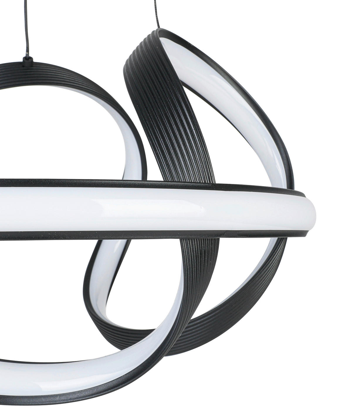 HÄNGELEUCHTE 41,5/120 cm   - Schwarz, Trend, Kunststoff/Metall (41,5/120cm) - Collet's Monde