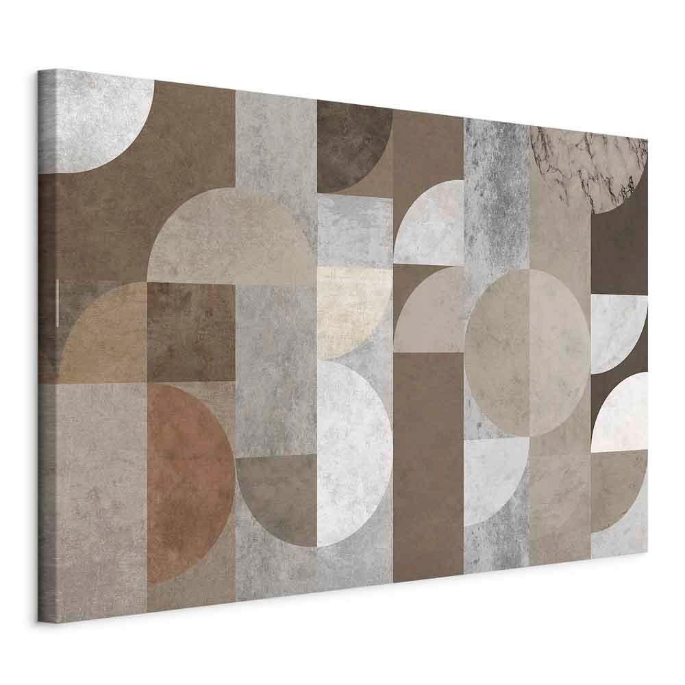 Leinwandbild Braun Grau B: 120 Cm