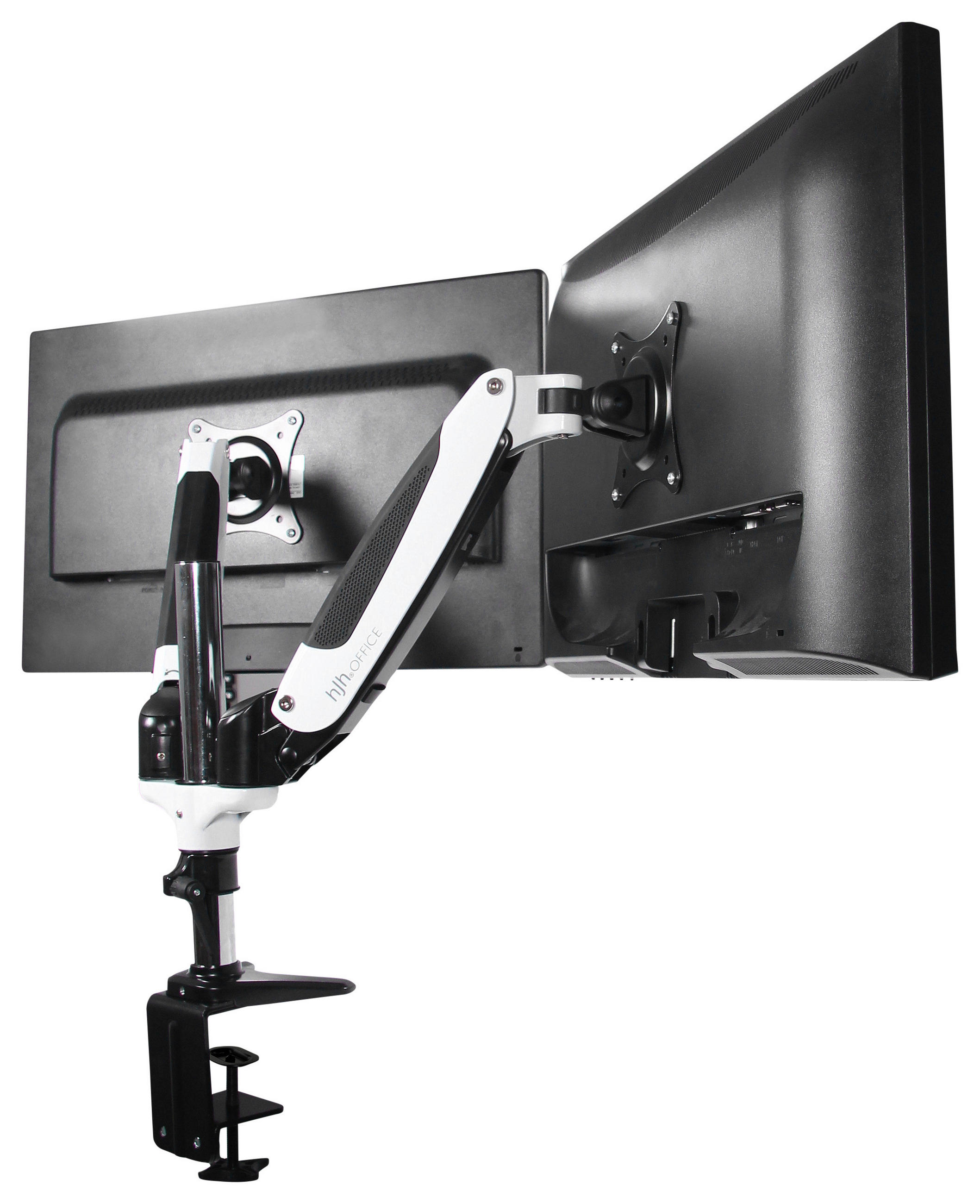 MONITOR-HALTERUNG  in Schwarz, Weiß  - Schwarz/Weiß, Basics, Metall (66/34/32cm) - MID.YOU