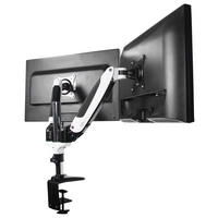 MONITOR-HALTERUNG  in Weiß, Schwarz  - Schwarz/Weiß, Basics, Metall (66/34/32cm) - MID.YOU